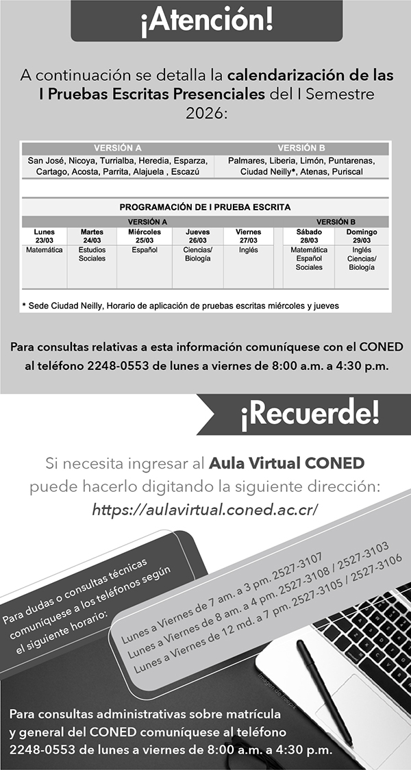 Información de pruebas